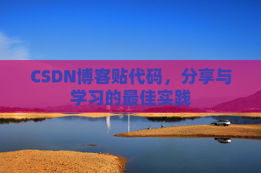 CSDN博客贴代码，分享与学习的最佳实践